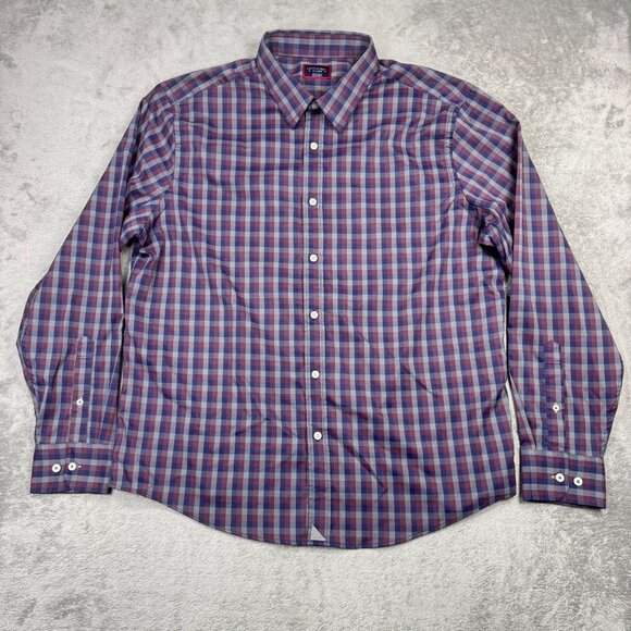 UNTUCKit Performance Mens Plaid Stripes Long Sleeve Button Up Shirts Bundle XL - Picture 4 of 7